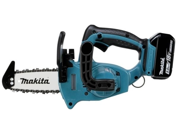 Makita DUC122RTE, 11,5 cm, 5 m/s, 25,4 / 4 mm (1 / 4"), Sort, Blå, Batteri, 5 At