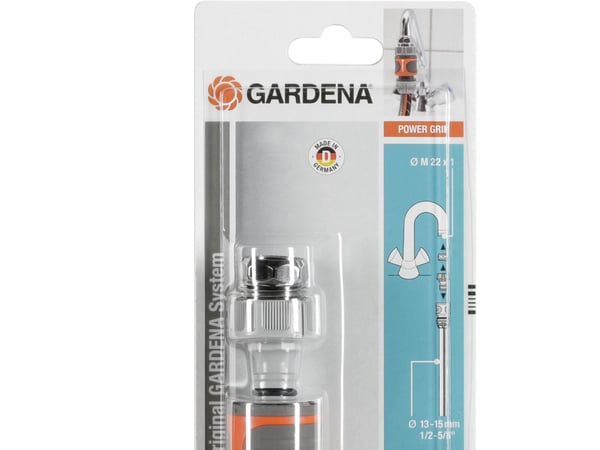 Gardena 18285-20, Letkun välikappale, 3/4", Harmaa, Oranssi
