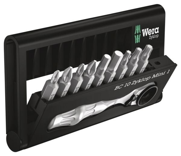 Wera 05073645001, 9 stykker, Hex (metrisk), Philips, Pozidriv, Torx, PH 1, PH 2, PZ 1, PZ 2, TX15, TX20, TX25, 4,5 mm