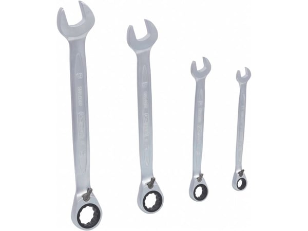 KS Tools 503.4604, Kromvanadiumstål, 72 stykker, DIN 3113, ISO 3318, 4 stykker, 650 g