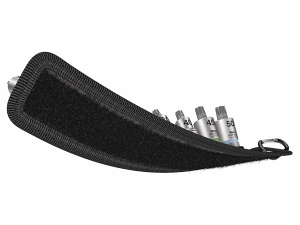 Wera 05003882001, Støpselsett, 1/4", Metrisk, 9 hoder, 40,8,9,10,15,20,25,27,30 mm