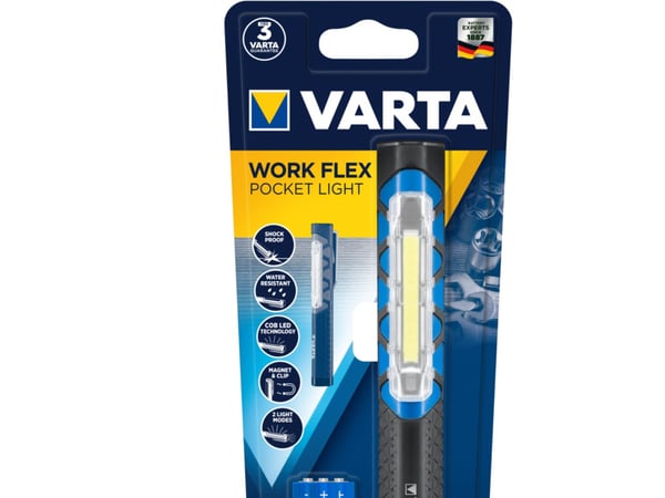 Varta Work Flex Pocket - Arbeidslys - LED - 1.5 W - trekant