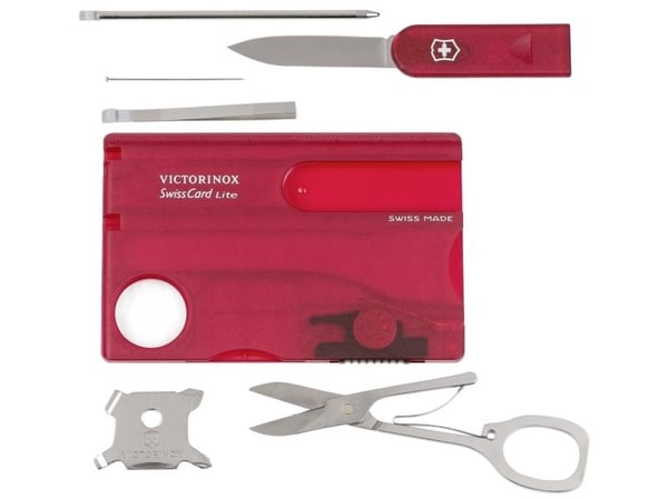 Victorinox SwissCard Lite, 54,5 x 82 x 4,5 mm, 69,5 g