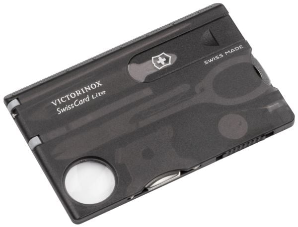 Victorinox SwissCard Lite Onyx, 54,5 x 82 x 4,5 mm, 69,5 g