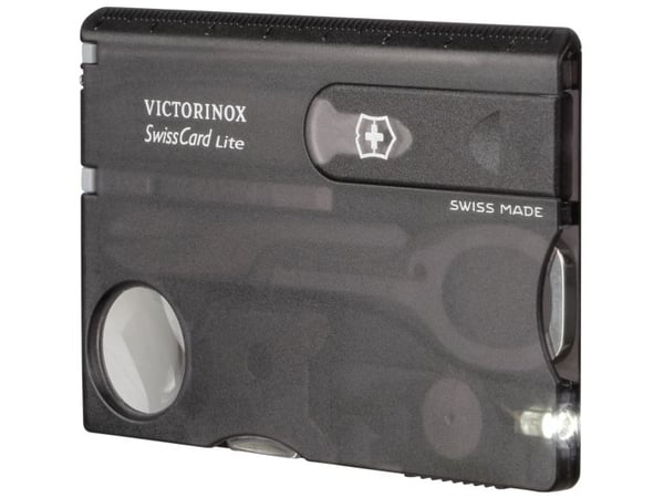 Victorinox SwissCard Lite Onyx, 54,5 x 82 x 4,5 mm, 69,5 g