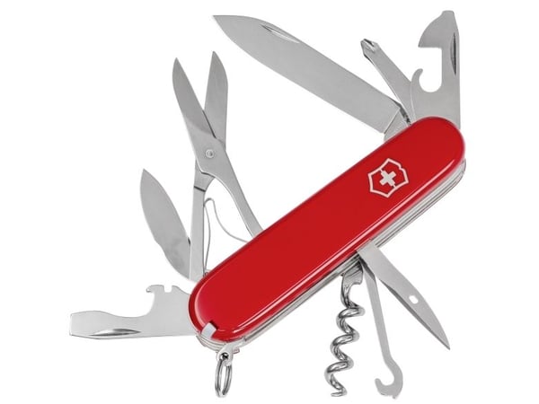 Victorinox Explorer, Klappkniv uten lås, Multiverktøyskniv, ABS syntetisk, 22 mm, 101 g