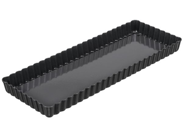 Kaiser La Forme Plus - Quiche mold - 35 x 13 x 3 cm - 1 L - ikke-klebende - rektangulær - svart