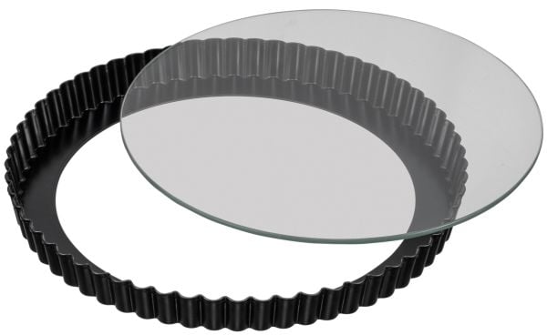 Kaiser 23.0062.2040, Kakering, Rund, Sort, Gjennomsiktig, Glass, 28 cm, 1 stykker