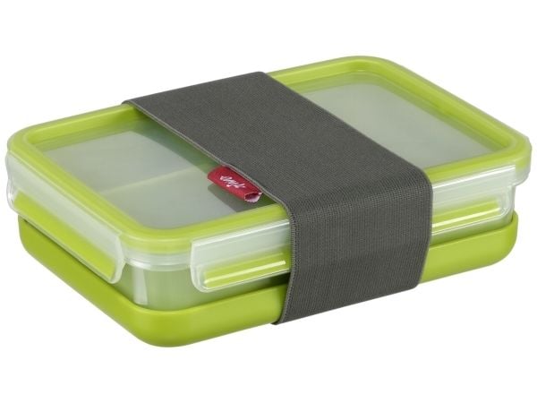 Emsa Clip&amp;Go Matboks 518098 1,2l Transparent/Grønn