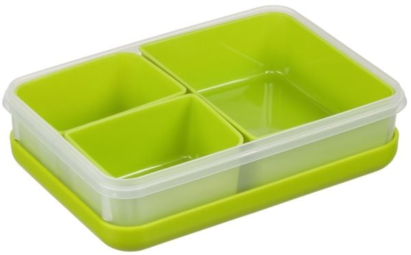 Emsa Clip&amp;Go Matboks 518098 1,2l Transparent/Grønn