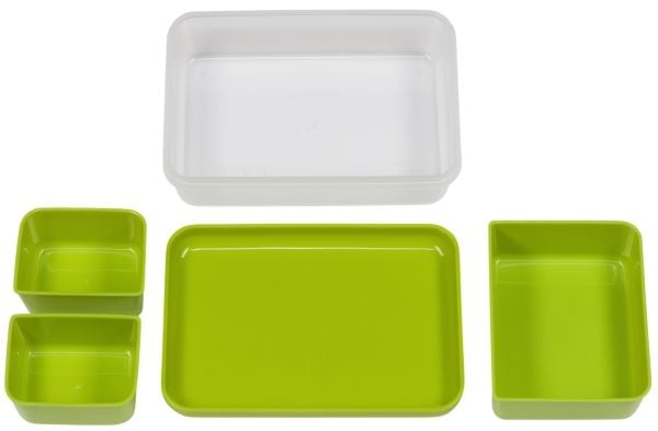 Emsa Clip&amp;Go Matboks 518098 1,2l Transparent/Grønn