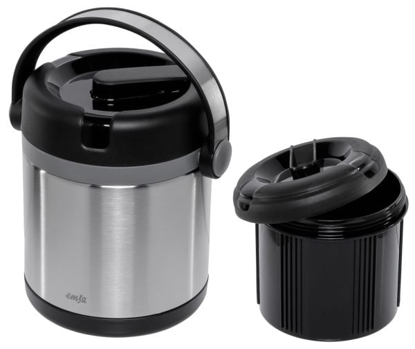 EMSA 509244, 1,2 L, Antrasiitti, Musta, Ruostumaton teräs, 6 h, 12 h