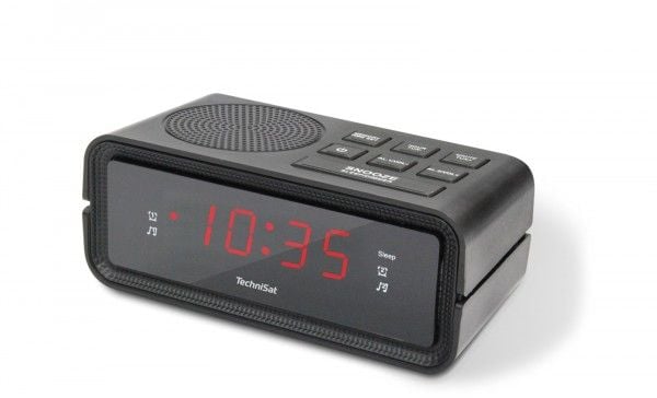 TechniSat DIGICLOCK 2 radiovekkerklokke - svart (76-4902-00)