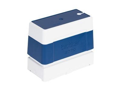 Brother 2770 - Stempel - forhåndsfarget - blå - tilpasset tekst - 27 x 70 mm (en pakke 6) - for StampCreator PRO SC-2000, PRO SC-2000USB