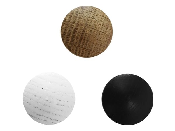 Home>it® Nuppi Ø25 mm tammi musta 2-pack 2-pack