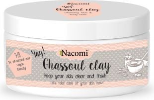 NACOMI Ghassoul lermask för ansikte och kropp 94 g
