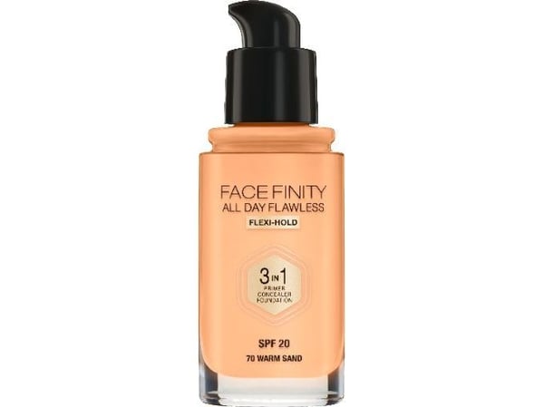Max Factor Facefinity All Day Flawless Flexi-Hold 3i1 primer concealer foundation SPF20 70 30 ml
