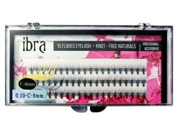 IBRA_Couple of artificial eyelashes 0.10 C-8mm
