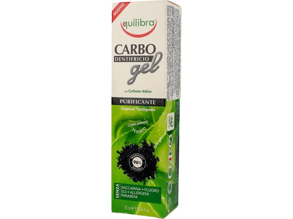 EQUILIBRA_Carbo Gel tannkrem med aktivt kull 75 ml