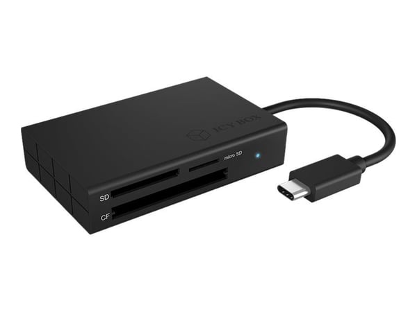 ICY BOX IB-CR401-C3 - Kortleser (CF UDMA, microSD, microSDHC, microSDHC UHS-I, microSDHC UHS-II, microSDXC, microSDXC UHS-I, microSDXC UHS-II, SD, ...
