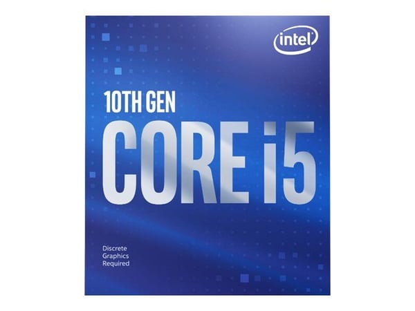 Intel® Core™ i5-10400F - 2,9 GHz - 6 kjerne - 12 tråder - 12 MB hurtigbuffer - LGA1200-sokkel - Boks