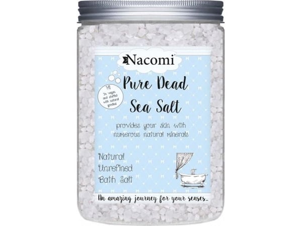 Nacomi naturlig Dødehavsbadesalt Pure 1400 g