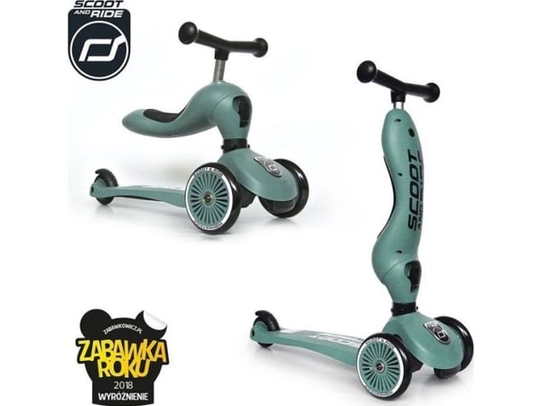 Scoot &amp; Ride Highwaykick 1 Lasten kolmipyöräinen skootteri vihreä