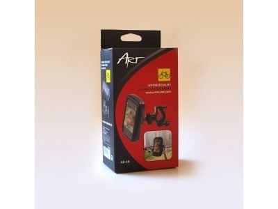 ART - Sykkelholder for GPS-sporeenhet, digital spiller, telefon - svart