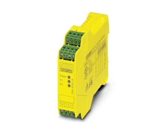 Phoenix Contact Säkerhetsrelä för nödstopp och säkerhetsdörr 24V AC/DC 2xLED PSR-SCP- 24UC/ESA2/4X1/1X2/B (2963802)