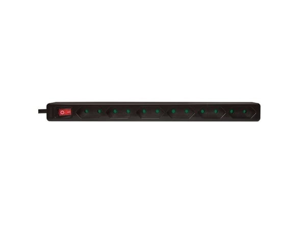 LogiLink LPS232B, 1,5 m, inomhus, C7 coupler, Type F (CEE 7/4), Ohanterad, IP20
