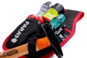 PARAT PARABELT - Tools holder for verktøy - liten - nylon - svart