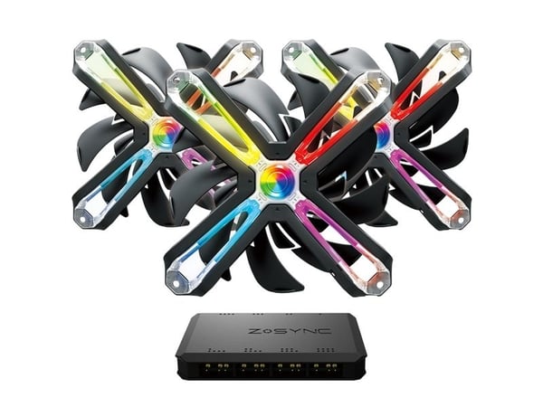 ZALMAN SF120A3 - Viftesett for systemskap - 120 mm