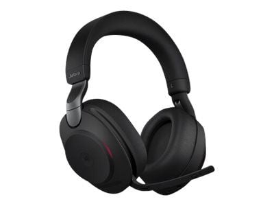 Jabra Evolve2 85 MS Stereo - Hodesett - full størrelse - Bluetooth - trådløs, kablet - aktiv støydemping - 3,5 mm jakk - lydisolerende - svart - Ce...