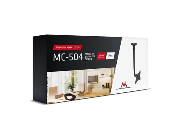 Loftmonteret tv-kiinnike 23-42" 50 - 85 cm 30 kg Maclean MC-504A B lajittelu