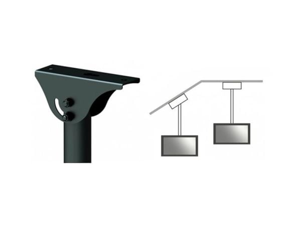 Maclean MC-631 - Monteringssett (takmontering) - for LCD-TV - svart - skjermstørrelse: 32"-55" - takmonterbar