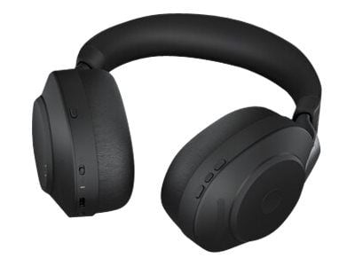 Jabra Evolve2 85 UC Stereo - Hodesett - full størrelse - Bluetooth - trådløs, kablet - aktiv støydemping - 3,5 mm jakk - lydisolerende - svart