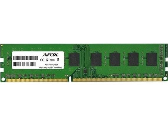 AFOX DDR3 8G 1333 UDIMM, 8 GB, 1 x 8 GB, DDR3, 1333 MHz, 240-pin DIMM, Grønn