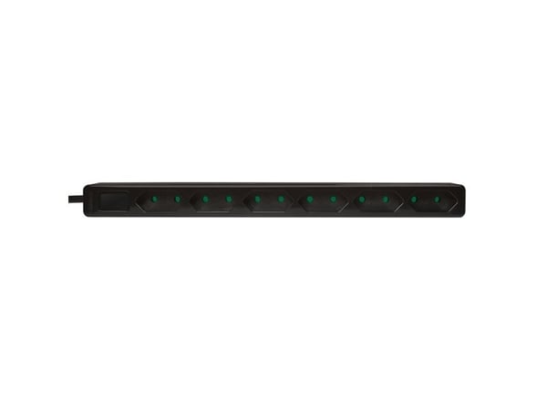 LogiLink LPS231B, 1,5 m, inomhus, C7 coupler, Type F (CEE 7/4), Ohanterad, IP20