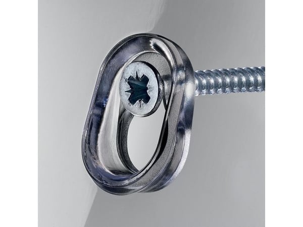 sigel veggmontert brosjyreholder "akryl", akryl, DIN A4 landskap, krystallklar, materialtykkelse: 2,0 mm, UV-bestandig, vinklet - 1 stk (LH118)