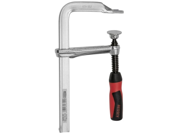 BESSEY GZ20-2K, F-klemme, Plast, Stål, 20 cm