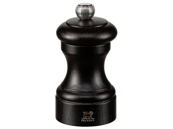 Peugeot Bistro, Pepperkvern, Sort, Sølv, Tre, 100 mm