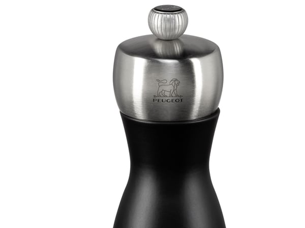 Peugeot Fidji, Pepperkvern, Svart, Rustfritt stål, Tre, Rustfritt stål, 120 mm