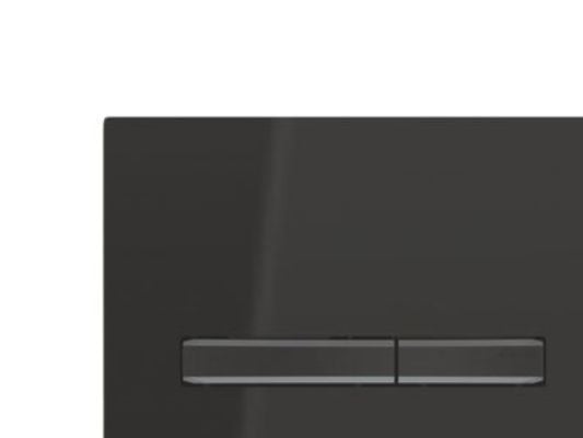 Geberit 115.671.DW.2, Skylleplate, Sort, Kromfarget, Geberit, 246 mm, 13 mm, 164 mm