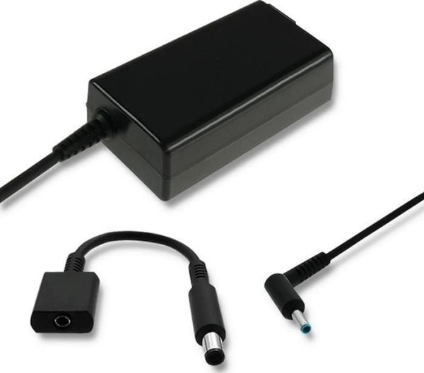 Qoltec - Strømadapter - AC 220-240 V - 65 watt - svart