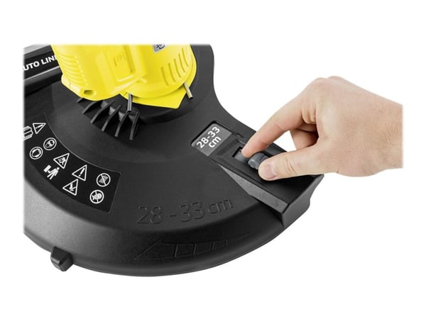 Kärcher LTR 36-33 BATTERY SET, Siimatrimmeri, 33 cm, Nailonsiima, D-lenkkinen kahva, 2 mm, 7000 RPM