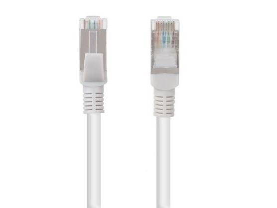 Lanberg - Patch-kabel - RJ-45 (hane) till RJ-45 (hane) - 30 m - FTP - CAT 5e - formpressad, tvinnad - grå, RAL 7035