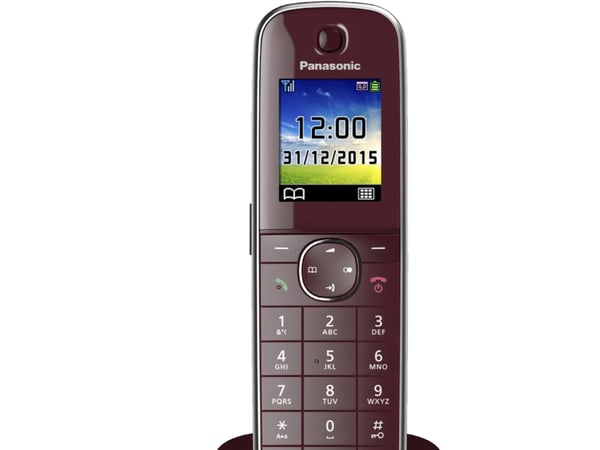 Panasonic KX-TGJA30EXR - Trådløst ekstra håndsett - burgunder