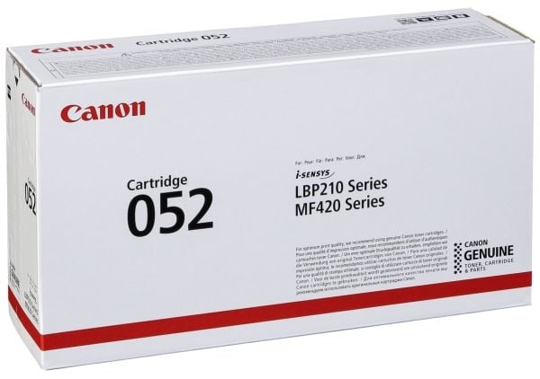 Canon 052 - Svart - original - tonerkassett - för imageCLASS LBP212, LBP215, MF429; i-SENSYS LBP212, LBP214, LBP215, MF421, MF426, MF429