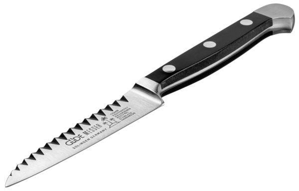 Güde Alpha dobbelt honed kniv POM svart 9 cm 1704/09
