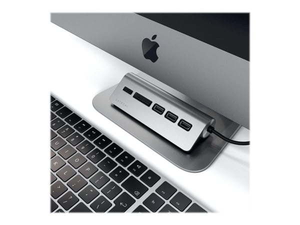 Satechi ST-TCHCRM - Keskitin - 3 x SuperSpeed USB 3.0 - pöytätietokoneet